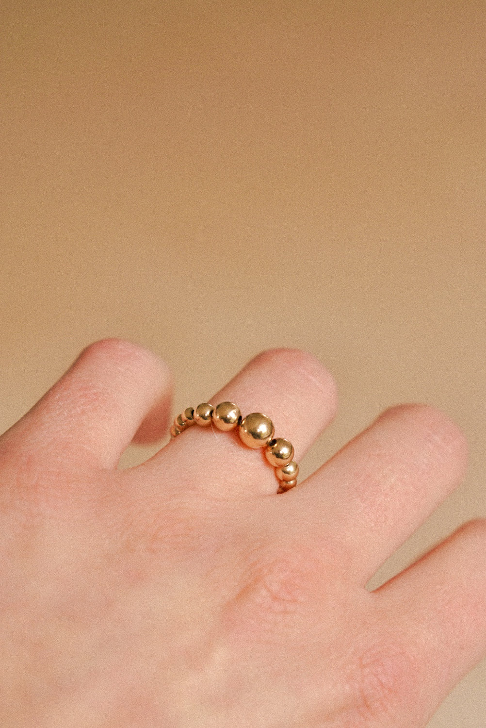 CHUNKY Gold Bubbles Ring