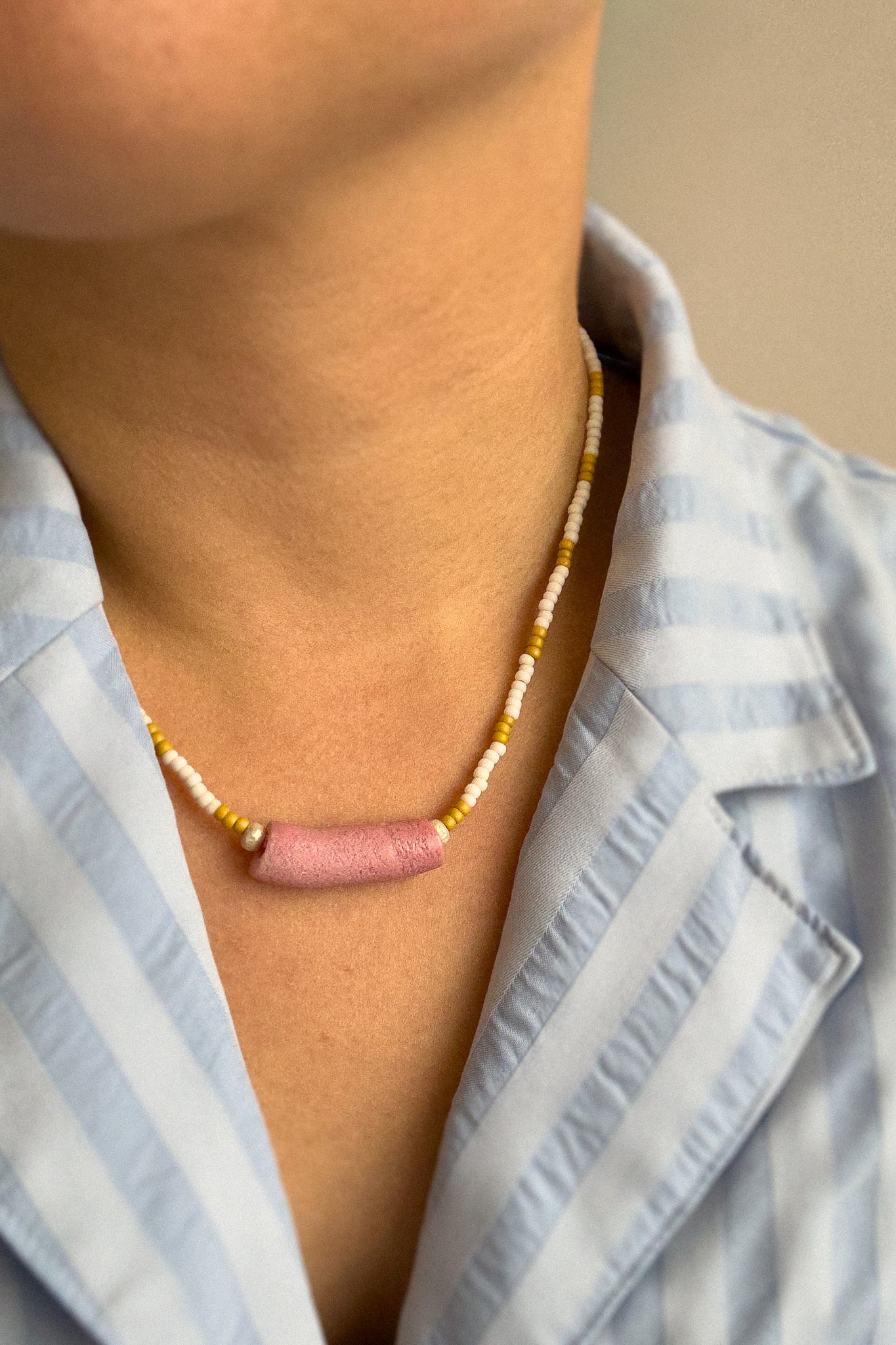NENEH - Kette mit handgefertigter Perle