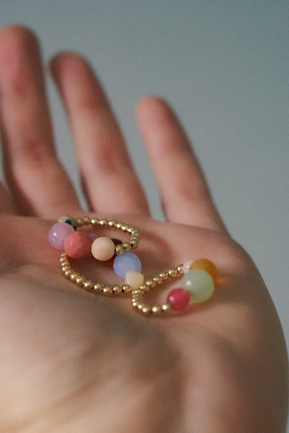 Soft BOULE Ring - pink & pink