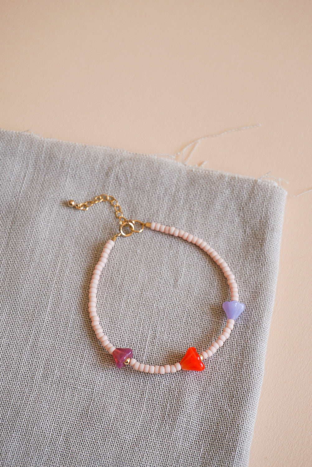 Water Lily Armband - soft pink
