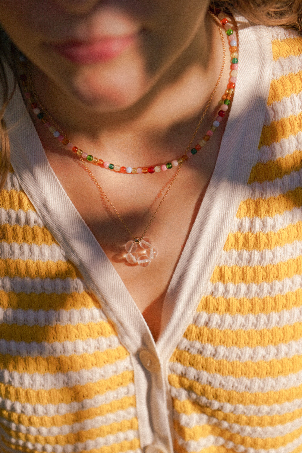 Petal - Gold Filled necklace with pendant