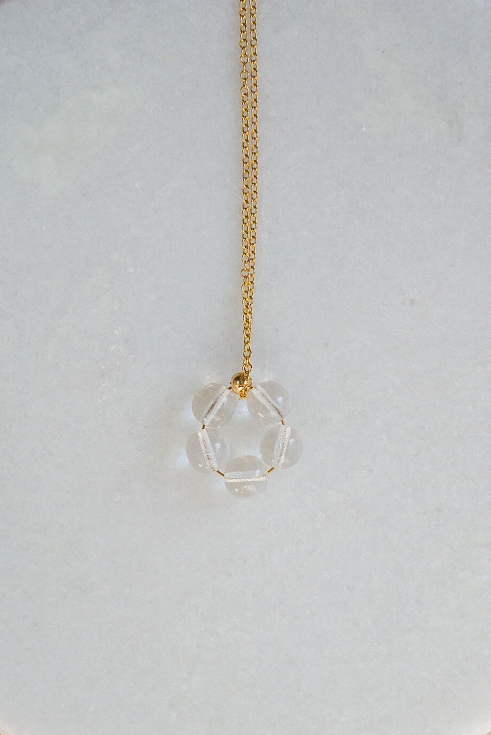 Petal - Gold Filled necklace with pendant