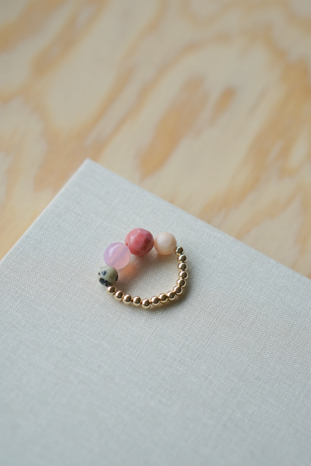 Soft BOULE Ring - pink & pink