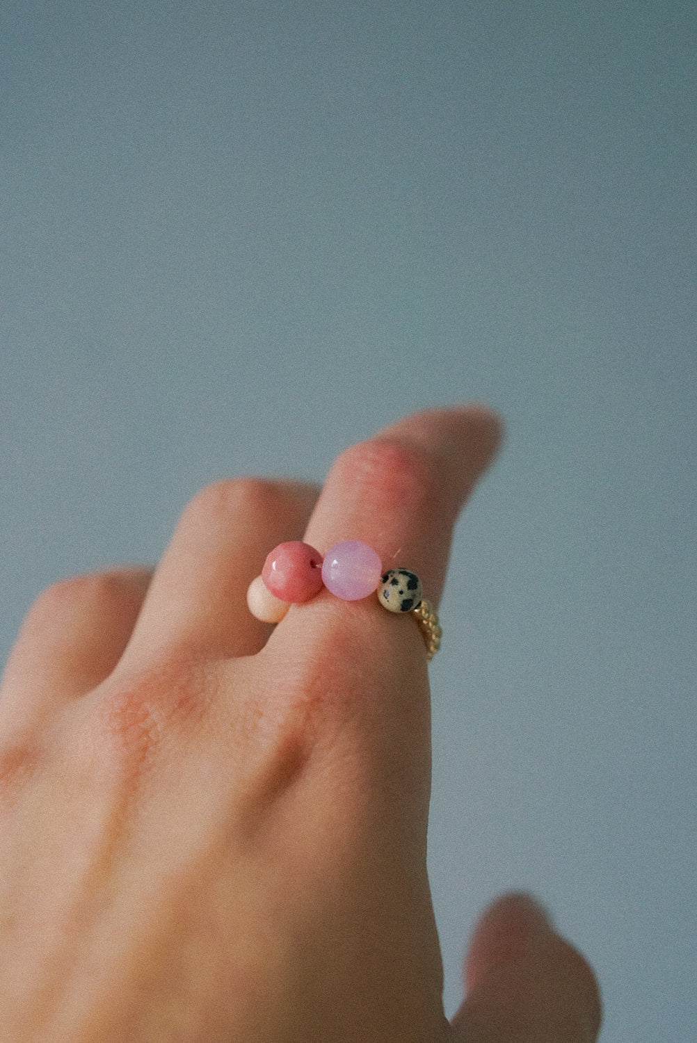 Soft BOULE Ring - pink & pink