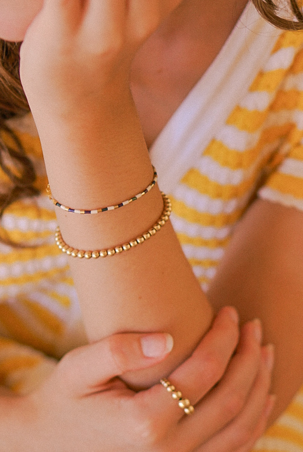 Big Gold BUBBLES Armband