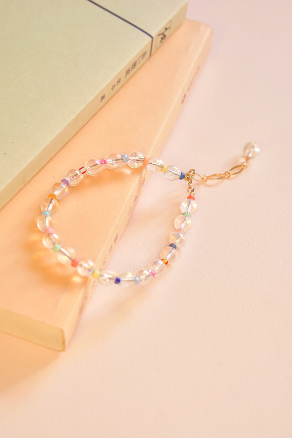 SOAP Bubbles multi - bracelet made of glass beads