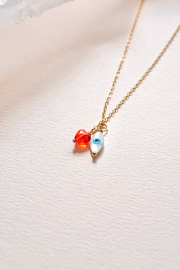 Mini CHARMS necklace - Love & Protection