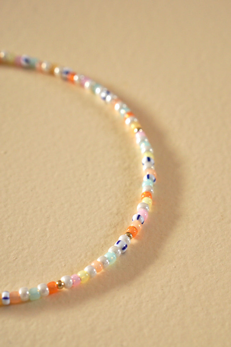 LULA summer sailor - short necklace made of glass beads