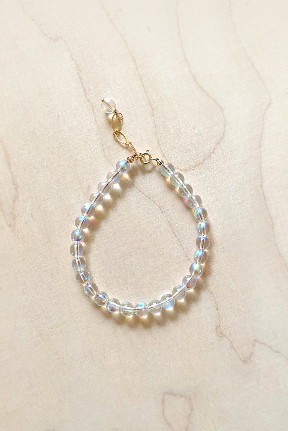 SOAP Bubbles - bracelet made of glass beads