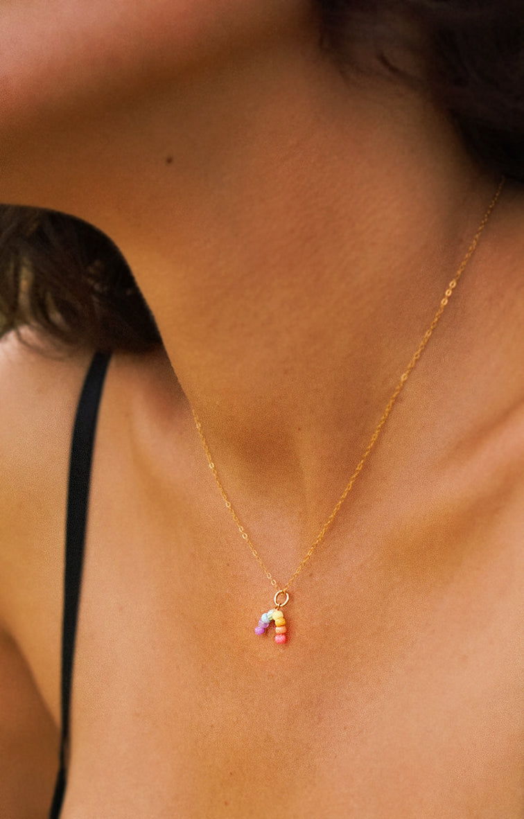 Mini CHARMS necklace - Rainbow
