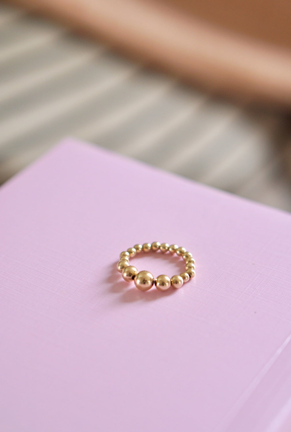 CHUNKY Gold Bubbles Ring