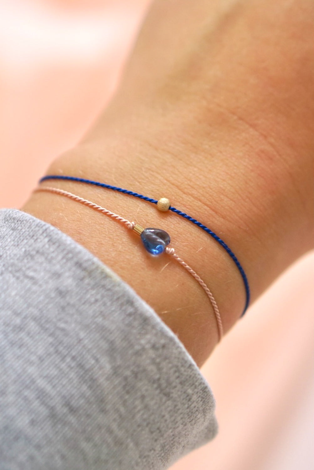 STELLAR - Stardust - delicate bracelet made of silk