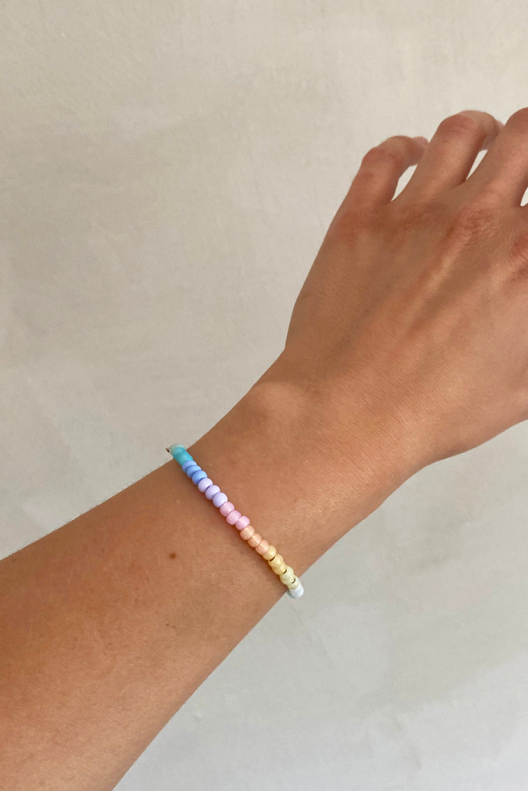 CANDI bracelet - double rainbow